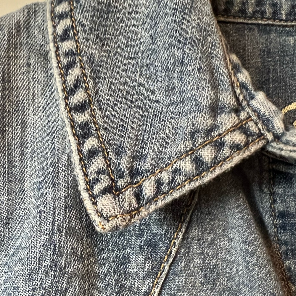 Madewell western denim button down size S - Picture 8 of 15